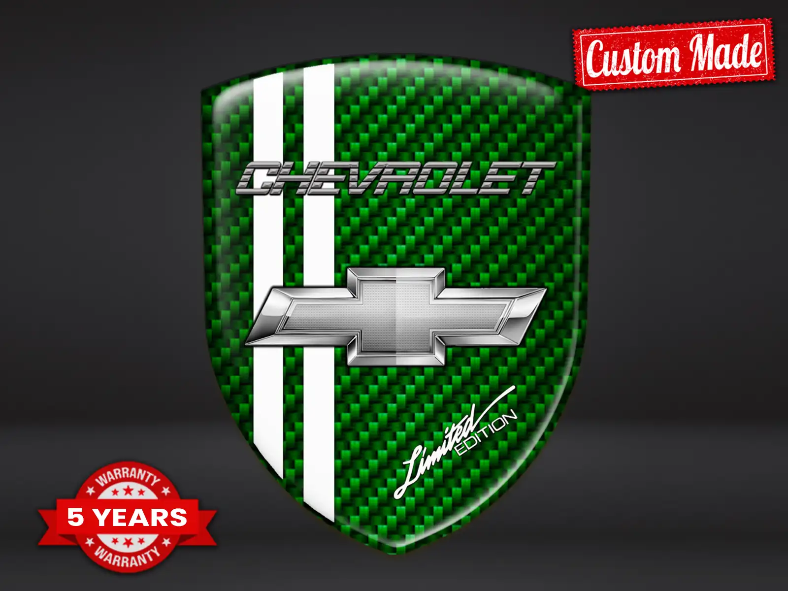 Chevrolet Etichetta Autoadesiva Universale Robusta Alta Qualità